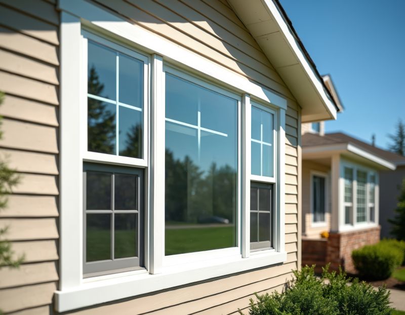 New Double-Hung Windows on Home
